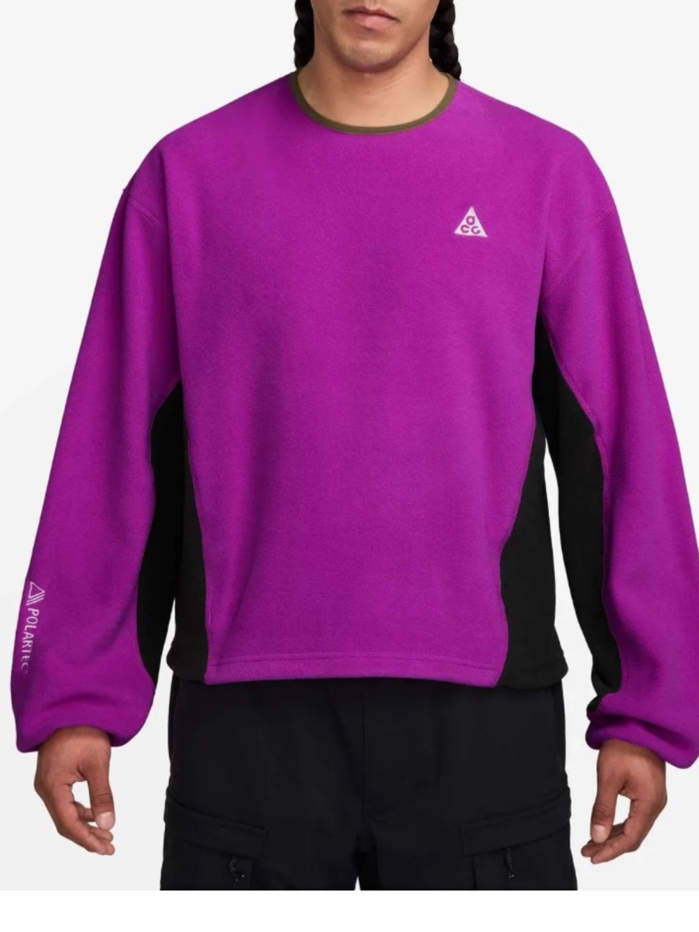 Nike ACG Wolf Tree Fleece Crewneck Sweatshirt Size: L